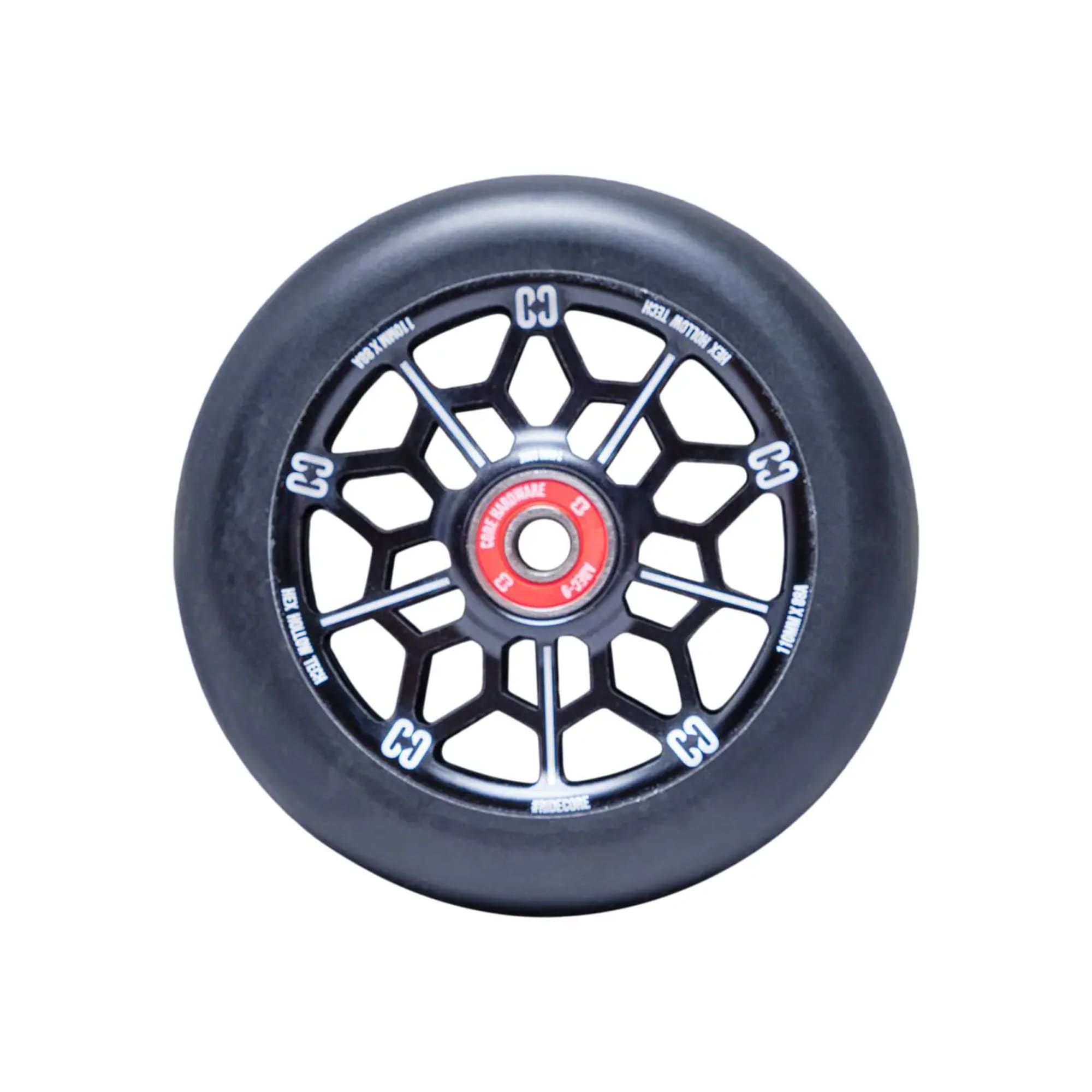 Ruota Per Scooter Acrobatico CORE Hollowcore 110mm - Uretano 88a Con Cuscinetti ABEC-9 - Foto 9