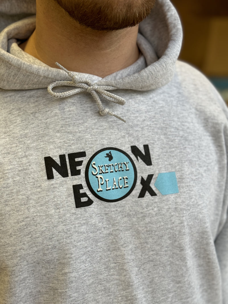 Neon Box X Sketchy Place Hooded Sweat Grau