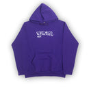 Neon Box Scribble Logo Hooded Sweat Lila