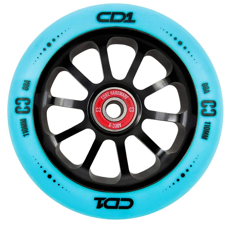 CORE CD1 Stunt Scooter Rolle 110mm Blau