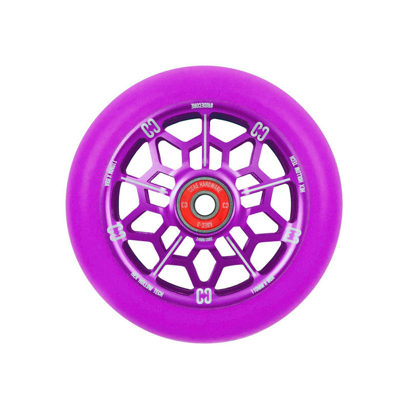 CORE Hex Hollow Stunt Scooter Rolle 110mm Lila