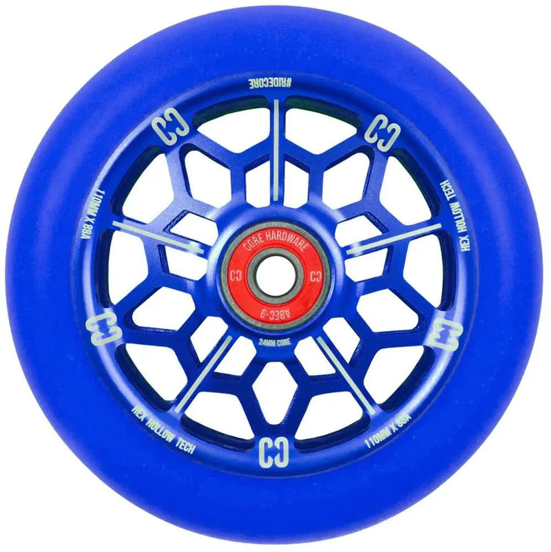 CORE Hex Hollow Stunt Scooter Rolle 110mm Navy