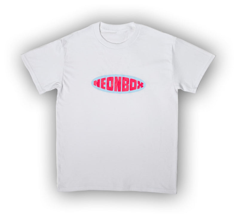 Neon Box 90`s Logo T-Shirt Weiss