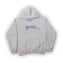 Neon Box Scribble Logo Hooded Sweat Grau