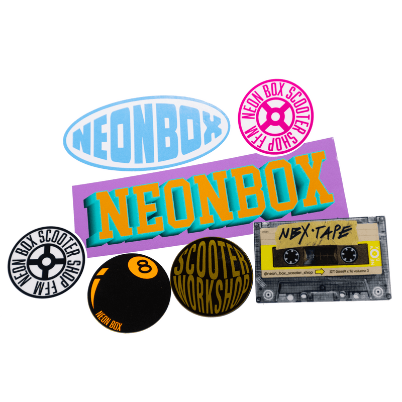 Neon Box Sticker Pack