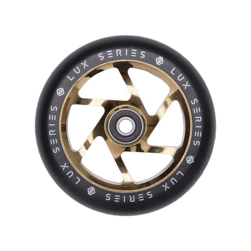Striker Lux Spoked Stunt Scooter Rolle 100mm  Gold Chrome
