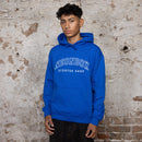 Neon Box Outlines Logo Hooded Sweat Royal